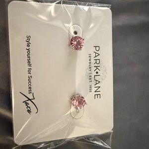 Park Lane Pink Stud Earrings